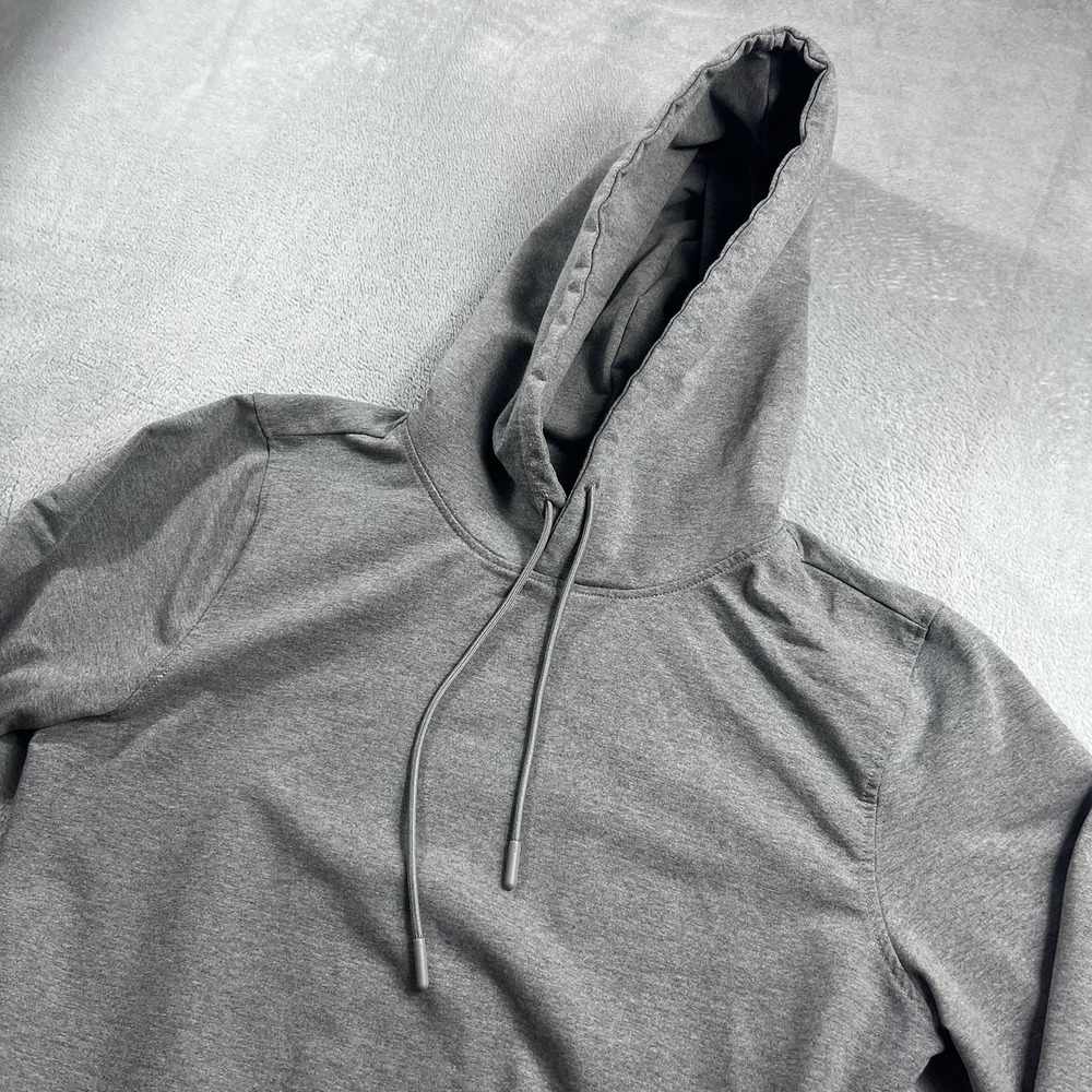 Cuts Clothing Hyperloop Pullover Hoodie Mens Medium Gray Classic‎ Long Sleeve